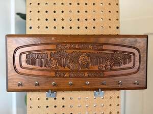 Vintage Wooden Key Holder